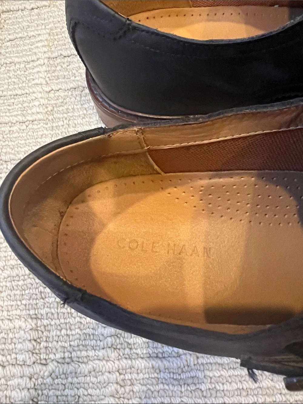 Men's Double Monk Strap Dress Shoes - midnight navy